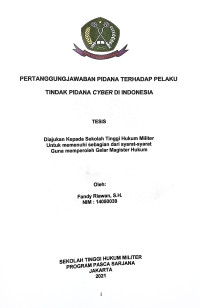 Tesis : Implementasi Asas Lex Specialis Derogat Legi Generali Pada Penyelesaian Kasus Tindak Pidana Korupsi di Lingkungan Peradilan Militer