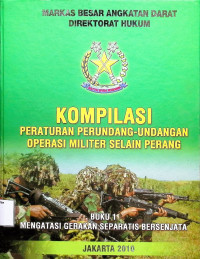 Kompilasi Perpu Operasi Militer Selain Perang Buku 1 