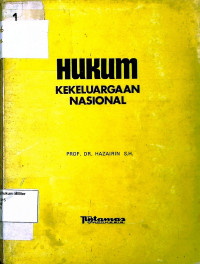 Hukum Kekeluargaan Nasional