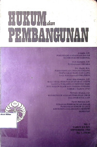 Hukum dan Pembangunan No. 5 tahun ke-XIV (Sampul Ungu)