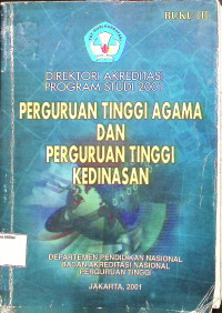 Perguruan Tinggi Agama dan Perguruan Tinggi Kedinasan