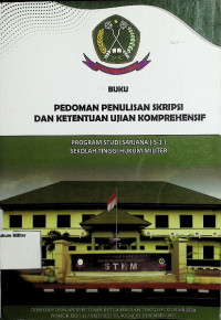 Pedoman Penulisan Tesis Dan Ketentuan Ujian Komprehensif