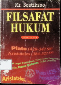 Filsafat Hukum : Bagian I