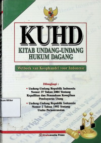 KUHD Kitab Undang-undang Hukum Dagang