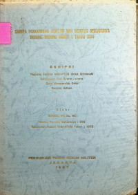 Skripsi : Sahnya Perkawinan Sebelum Dan Sesudah Berlakunya Undang-Undang Nomer 1 Tahun 1974