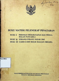 Buku Materi Pelengkap Penataran