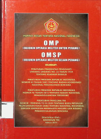 OMP (Bujukin Operasi Militer Untuk Perang)-OMSP (Bujukin Operasi Militer Selain Perang)