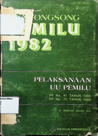 Menyongsong Pemilu 1982