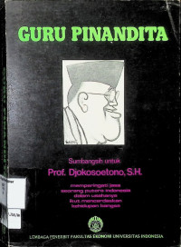 Guru pinandita : sumbangsih untuk Prof. Djokosoetono