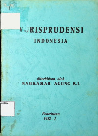 Yurisprudensi Indonesia I