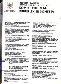 Bunga Rampai Refleksi Satu Tahun Komisi Yudisial Republik Indonesia