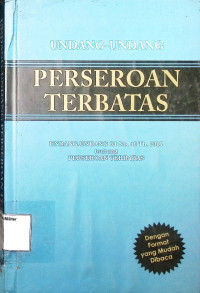 Undang-undang RI No. 40 Th. 2007 tentang Perseroan Terbatas