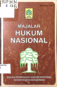 Majalah Hukum Nasional (Coklat)