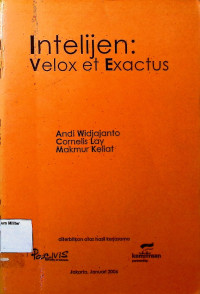 Intelijen : velox et exactus