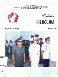 Bulletin Hukum : Amanant Presiden pada upacara peringatan hari ulang tahun ABRI KE-46 Tangal 5 Oktober 1993 Di Jakarta