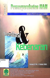 Permasyarakatan HAM Rekonsiliasi Kebenaran volume 2 No. 3 Tahuj 2003