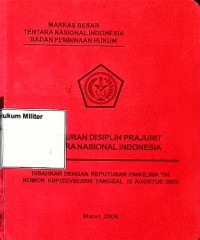 Peraturan Disiplin Prajurit Tentara Nasional Indonesia