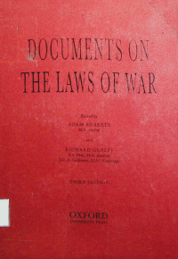 Documents on the Law of War