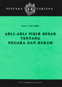 Ahli - Ahli Pikir Besar Tentang Negara dan Hukum