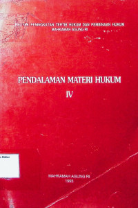 Pendalaman Materi Hukum IV