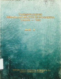 Yurisprudensi Peradilan Milter Di Indonesia Tahun-1983 Jilid 2