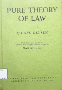 Pure Theory Of Law