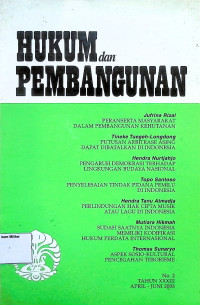 Hukum Pembangunan No. 2 XXXIII (Sampul Hijau)