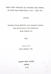 Skripsi : Akibat Hukum Perceraian Dan Pembagian Harta Bersama Ditinjau Dari Undang-Undang Nomor 1 Tahun 1974