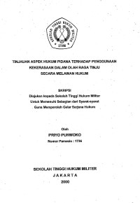 Skripsi : Tinjauan Aspek Hukum Pidana Terhadap Penggunaan Kekerasan Dalam Olahraga Tinju Secara Melawan Hukum