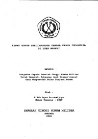 Skripsi : Aspek Hukum Perlindungan Tenaga Kerja Indonesia Di Luar Negeri
