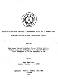 Skripsi : Tinjauan Yuridis Mengenai Penerapan Perda No. 2 Tahun 2005 Tentang Pengendalian Pencemaran Udara