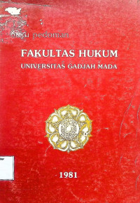 Buku Pedoman Fakultas Hukum Universitas Gadjah Mada