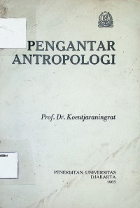 Pengantar Antropologi