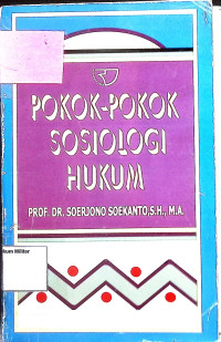 Pokok-Pokok Sosiologi Hukum