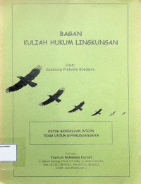 Bagan Kuliah Hukum Lingkungan