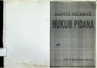 Kapita Selekta Hukum Pidana