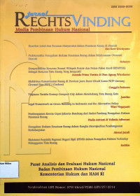 Jurnal Rechts Vinding Media Pembinaan Hukum Nasional