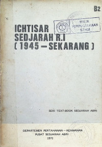 Ichtisar Sedjarah R.I (1945-Sekarang)