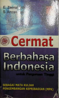 Cermat Berbahasa Indonesia  untuk Perguruan Tinggi