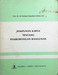 Himpunan Karya Tentang Pemborongan Pembangunan