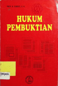 Hukum Pembuktian (Buku Merah)