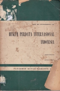 Hukum Perdata Internasional Indonesia