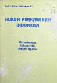 Hukum Perkawinan Indonesia