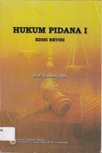 Hukum Pidana I