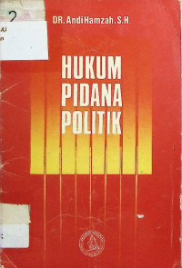 Hukum Pidana Politik