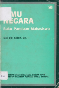 Ilmu Negara: Buku Panduan Mahasiswa