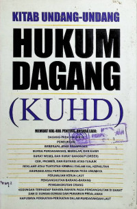 Kitab Undang-Undang Hukum Dagang (KUHD)