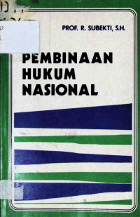 Pembinaan hukum nasional