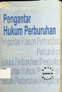 Pengantar Hukum Perburuhan