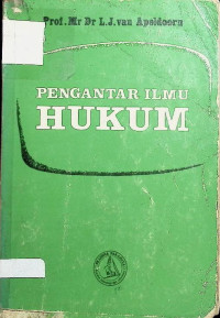 Pengantar Ilmu Hukum